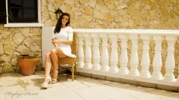 Brook Wright at Hayley's Secrets | Brook Wright White Dress