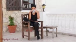 Cara De La Hoyde at Hayley's Secrets | Cara Tea BTS