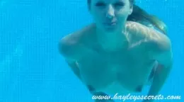 Hayley Marie Coppin at Hayley's Secrets | There is something very sexy about being under the water! Everything seems to take time and I love just floating around and swimming&nbsp; with you.