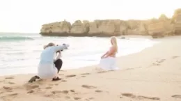 Ashleigh Marley at Hayley's Secrets | Ashleigh Marley takes a little time out on the beach to have some fun whilst stripping and playing in the sea. I thought you might like me to capture it on camera?? clever me :)