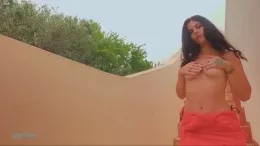 Aemelia Fox at Skin Tight Glamour | Stairway Striptease