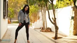 Bonnie Bellotti at Skin Tight Glamour | Bonnie Bellotti Black Leggings