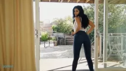 Cara De La Hoyde at Skin Tight Glamour | Cara Navy Leggings