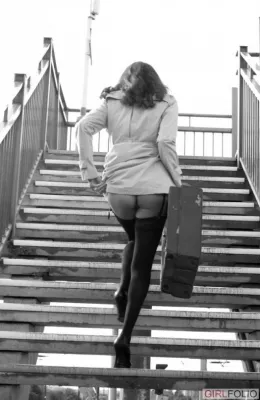 Elisabetta at Girlfolio | Elisabetta arrived by train from the airport having flown in from Milan.