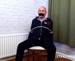 For My Sister at Lethal Lipstick | The female was lethally dressed and her hapless victim had no choice, being bound and gagged, there was no way to escape the lethal female