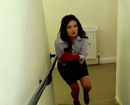 Looking For Me at Lethal Lipstick | The hit lady is on the hunt. She is all prepared as she searches the offices of her target but there is an automatic surprise waiting for her