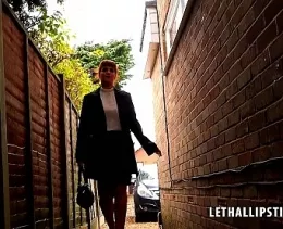 Just Do It at Lethal Lipstick | The officer was just about ready to leave for work when there was a knock at the door. A poor, helpless, single woman asking to use the phone as he car had broken down a couple of streets away. What harm could it do to let her use the house phone quickly to call for breakdown assistance