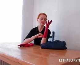 Boss at Lethal Lipstick | Office manager Cherry Blush is fairly fed up with her new assistant whom, it seems, has an attitude that simply stinks. Cherry though, has plan to teach the bitchy little red head some workplace manners and respect but it could just backfire