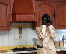 Mask Robbery at Lethal Lipstick | Jess Wess is busy robbing the house of a relatively wealthy business women when the owner of the house returns. Jess is startled but she has come prepared