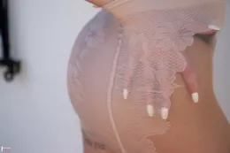 Katie Salmon at More Than Nylons | Terrific in Tights