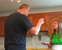 Abused at Lethal Lipstick | Cate was late home from work and with a little luck, her bastard husband had already peeled the potatoes. It was a long shot but maybe, just maybe she would arrive home and find a changed man...unlikely as it was..