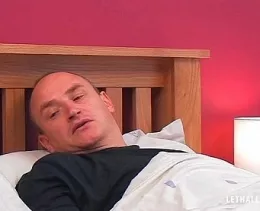 Unfortunate Husband at Lethal Lipstick | Fat Sam was ill and despite taking his medicine, he wasn't getting any better. Just as well then that he had his loving wife, Holly B, caring for him. She had really been an angel in disguise!