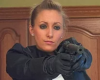 Bottle at Lethal Lipstick | Angel Long had been left completely in the shit because of Tammie Lee. Tammie was trying to move in on her territory, trying to get her job with Fat Sam's gang by spreading rumors about Angel's loyalty...Tammie always suspected Angel never had any bottle!