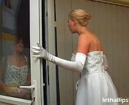 The Bride at Lethal Lipstick | Fat Sam had just married the stunningly beautiful young blonde, Michelle B. As it was the wedding night, it was only fare for Fat Sam to believe they were about to consummate their marriage...how wrong could he be..?