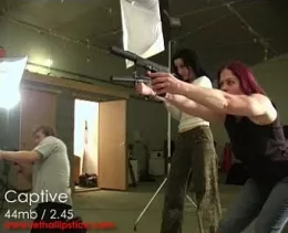 Captive at Lethal Lipstick | Both sides are lethaly armed and the captive is highly desired by both camps