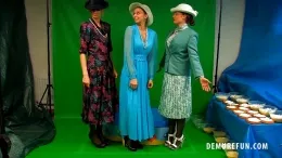 Sophias School Of Slapstick Comedy at Demure Fun | Sophia Delane attempts to give her students, a drama class consisting of Aaliyah, Toni & Rebecca Leah, a lesson in the comedy art of slapstick with some rather surprising and messy results for all involved!