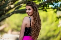 Tara King at Hayley's Secrets | A Splash Of Pink