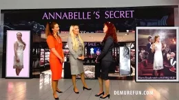 The Demure Detective 3 at Demure Fun | This series of scenes are a custom commission involving multiple models in different background locations, all in rather demure situations which end up revealing their stockings a full slips. In this video, we continue with the 'Demure Detective Agency' and their efforts to catch the baddies