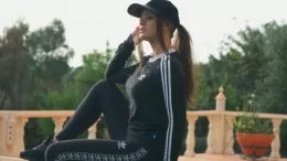 Brook Wright at All Brook Wright | Beauty In Black BTS