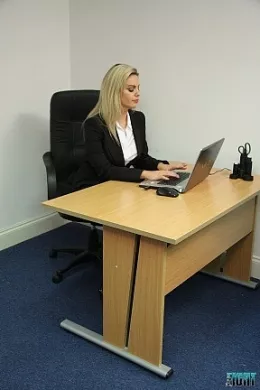 Work Error at Femme Fight | Senior Secretary Ashley T is not impressed with Antia spreadsheets, once again, the junior has messed it up. Perhaps Ashley is being too hard on her, but she feels the need to dig at Antia at every opportunity..one day though, Antia will fight back..