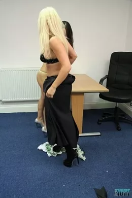 The Attempted Arrest at Femme Fight | Customs Officer Belle attempts to arrest Jess West and demnds she complies to a strip search. Jess, howvere is having none of it and the catfight is on as the two women flay at each other in this clothis destruction frenzy!