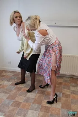 Danni Harwood Vs Lucy Zara at Femme Fight | Danni Harwood and Lucy Zara fly at each other in this clothes ripping, clothing destruction catfight!