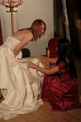 The Jealous Bridesmaid! at Femme Fight | Sammie is fed up of being left on the shelf. She has seen all her friends marry and her and Fi were the only ones left to marry. She was certain she would beat Fi to the alter but when Fi announced her wedding plans, sammie saw red. She would make sure Fi's wedding didn't go ahead as planned and there is nothing she would like better than to ruin Fi's perfect satin wedding dress!