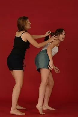 Lynn Vs Jessica at Femme Fight | A great glamour girl fight. Both these babes are perfect as they come to grips with each other. Clothing gets pulled off, hair gets pulled, wedgies, scratching and a final schoolboy pin and humiliation for the loser