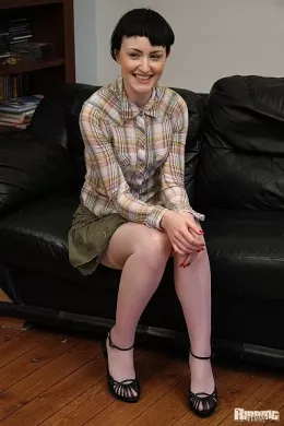 Antia at Ripping 4 Fun | Wonderful Antia gets stuck into tearing her blouse and skirt, having more and more fun, as her outfit is slowly torn   apart.