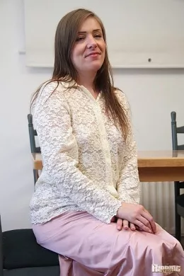 Karen Wood at Ripping 4 Fun | Karen Wood trashes her blouse, ripping it open and then moves onto the destruction of her skirt.