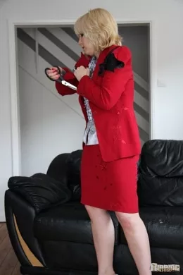 Karlie Simon at Ripping 4 Fun | Karlie Simon trashes her satin blouse and her skirt!