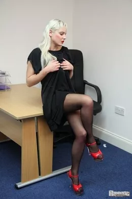 Office Girl Aleksandra at Ripping 4 Fun | Meet Aleksandra as she trashes her office outfit for some very naughty ripping fun!