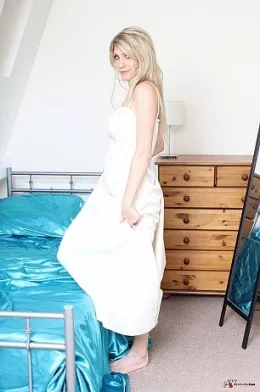 Ashleigh McKenzie at Sexy Satin Silk Fun | 57 images