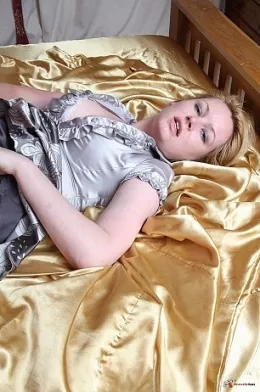 Amber West at Sexy Satin Silk Fun | 61 images