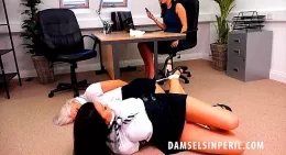 A Change Of Grade at Damsels in Peril | Charley takes the lead when both girls get bad grades. Lucie and Charley decide to try an convince Ms Frosty Knickers to up their marks but the stern tutor takes a rather dim view of the girls antics and gives them a little lesson..