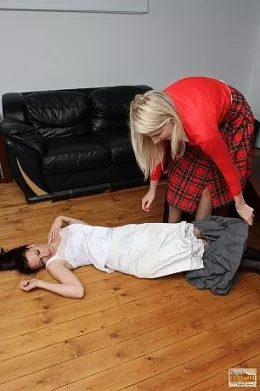 Tammie Lee at Damsels in Peril | Tammie's best friend Danielle Maye moved colleges last year and now she's going to the exclusive private college up the road and when Tammie berates her for how much she's changed, Danielle shows her a few things she's learned at her new college..