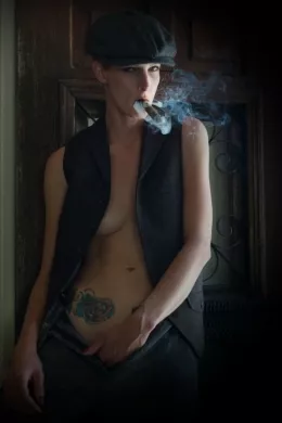Rebecca Leah at Breath Takers | Rebecca Leah smoking hot, and most definitely a 'blinder' as one of the iconic 'Peaky Blinder' gangster family from the popular UK TV series.