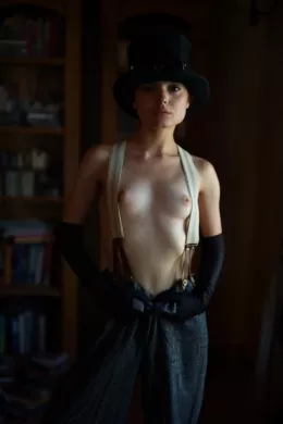 Caterina Correia at Girlfolio | Another in GIRLFOLIO'S 'Parody' series.We already played with the idea of Chloe Toy as 'Lolita'.Here's Caterina as the always sexy Charlotte Rampling in the classic Liliani Cavani movie.Watch Caterina's gallery for more photo sets and movies on this theme!