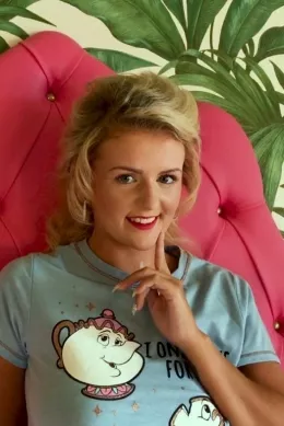 Lycia Sharyl at Lycia Sharyl | My photographer bought me this Disney T-Shirt as a bit of a joke really as it is he who loves TEA and not me. Lol! I had loads of fun slowly pulling it up to reveal my big natural boobies though before stripping it off all together, followed by my knickers, and rolling around naked on the huge bed. Come and see what I get up to. Your tea can wait... Lycia xxx