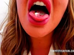 Siobhan Graves at Tiny Fetish Fun | Nurse Siobhan Graves has been given the task of getting rid of the infestation of pests in the office. She is on the hunt for these pathetic, tiny, men that have managed, somehow to get into the office where they spend their time looking up the nurses dresses!