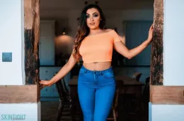 Blossom May at Skin Tight Glamour | Feeling Blue