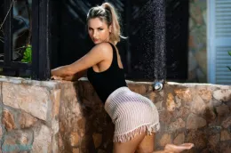 Natasha Anastasia at Skin Tight Glamour | Wicked Wet