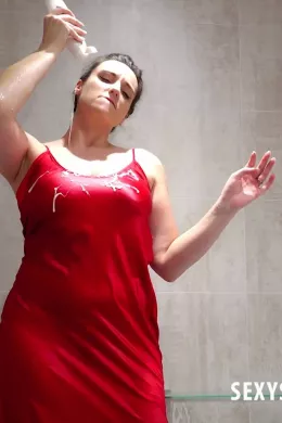 Ivy Rain at Sexy Satin Silk Fun