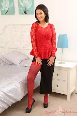 Erica at Layered Nylons