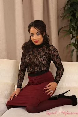 Kayla at Layered Nylons