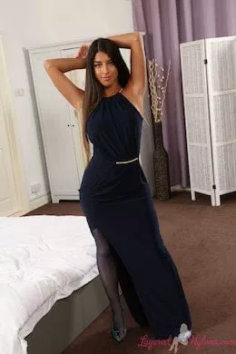 Alexa at Layered Nylons