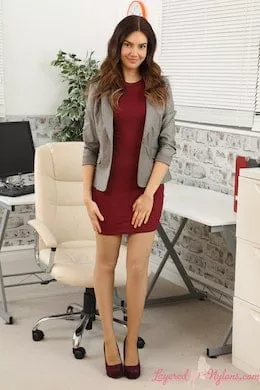 Abigail B at Layered Nylons