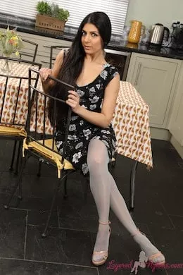 Jasmine A at Layered Nylons