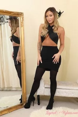 Natalia Forrest at Layered Nylons