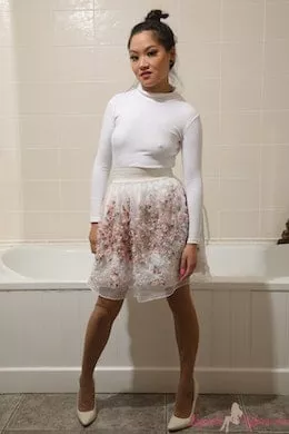 Louisa Lu at Layered Nylons